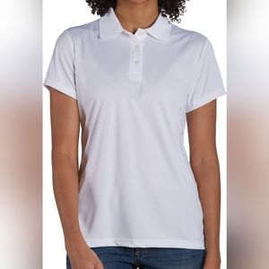 💥3/$25💥 NWT George Short Sleeve White Polo Shirt Top size XL